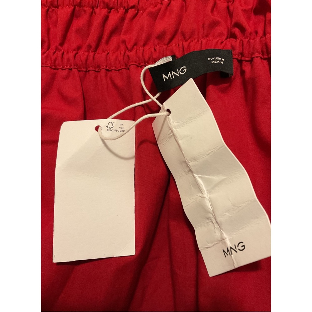 MANGO ~STRAPLESS TOP WITH RUFFLE (NWT) - Picture 5 of 12